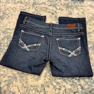 BKE Denim Payton Thick Stitch Crop Jeans